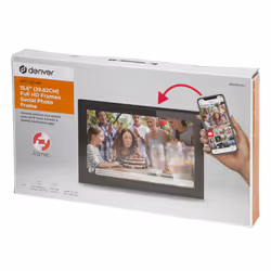 Denver PFF-1514B cornice per foto digitali Nero 15.6" Touch screen Wi-Fi - Vista aggiuntiva 8