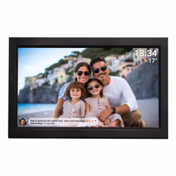 Denver PFF-1503B, 39,6 cm (15.6"), 1920 x 1080 Pixel, IPS, JPEG, 16 GB, MicroSD (TransFlash)