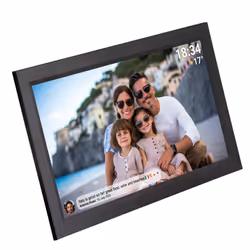 Denver PFF-1503B cornice per foto digitali Nero 39,6 cm (15.6") Touch screen Wi-Fi