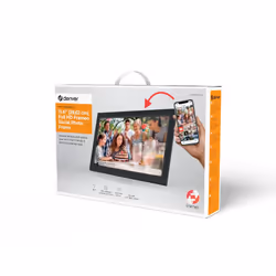 Denver PFF-1503B cornice per foto digitali Nero 39,6 cm (15.6") Touch screen Wi-Fi - Vista aggiuntiva 8
