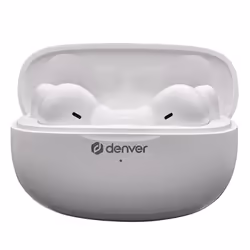 Denver TWE-49ENC cuffia e auricolare True Wireless Stereo (TWS) In-ear Musica e Chiamate Bluetooth Bianco - Vista aggiuntiva 4