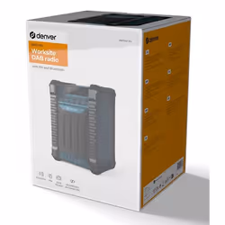 Denver WRD-60 radio Portatile Nero, Blu - Vista aggiuntiva 5