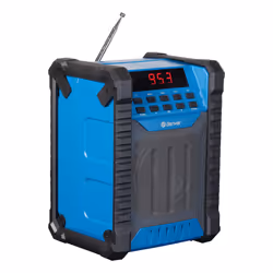 Denver WRB-60 trasmettitore FM Bluetooth Blu, Grigio - Vista aggiuntiva 3