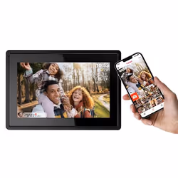 Denver PFF-725B cornice per foto digitali Nero 17,8 cm (7") Touch screen Wi-Fi - Vista aggiuntiva 5