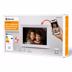 Denver PFF-1012 cornice per foto digitali Bianco 10.1" Touch screen Wi-Fi - Vista aggiuntiva 7
