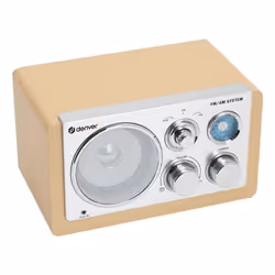 Denver TR-63LW radio Personale Analogico Bamboo, Argento - Vista aggiuntiva 3