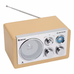 Denver TR-63LW radio Personale Analogico Bamboo, Argento - Vista aggiuntiva 6