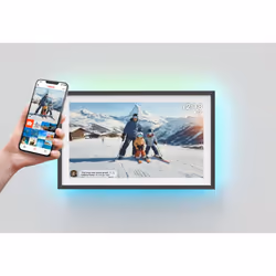 Denver PFF-1081 cornice per foto digitali Nero 25,6 cm (10.1") Touch screen Wi-Fi - Vista aggiuntiva 2