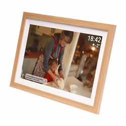 Denver PFF-1505LW cornice per foto digitali Legno 39,6 cm (15.6") Touch screen Wi-Fi - Vista aggiuntiva 3