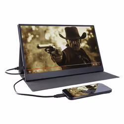 Denver PMO-15604 TV e monitor portatile Nero 39,6 cm (15.6") LED 1920 x 1080 Pixel - Vista aggiuntiva 7