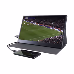 Denver PMO-15604 TV e monitor portatile Nero 39,6 cm (15.6") LED 1920 x 1080 Pixel - Vista aggiuntiva 8