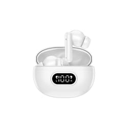 Denver TWE-357 cuffia e auricolare Cuffie True Wireless Stereo (TWS) clip auricolare Chiamate/Musica/Sport/Tutti i giorni USB tipo-C Bluetooth Base di ricarica Bianco