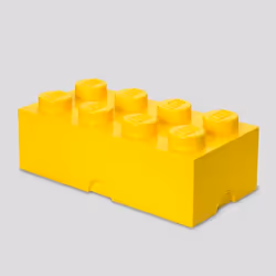 Room Copenhagen LEGO STORAGE BRICK 8, Giallo, Polipropilene (PP), 500 mm, 250 mm, 180 mm