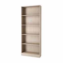 Libreria color quercia con 4 ripiani regolabili in altezza.Componi la tua libreria ideale con gli altri modelli della stessa  ...