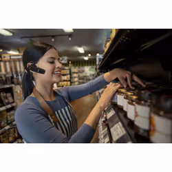 BlueParrott 204200 cuffia e auricolare Wireless A clip, A Padiglione, Passanuca Ufficio Bluetooth Nero - Vista aggiuntiva 5