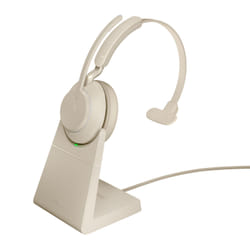 Jabra Evolve2 65 Auricolare Wireless A Padiglione Ufficio USB tipo-C Bluetooth Base di ricarica Beige