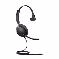 Jabra Evolve2 40 SE Auricolare Cablato A Padiglione Musica e Chiamate USB Type-C / USB Type-A Nero - Vista aggiuntiva 2