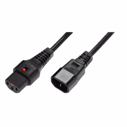 Microconnect PC1003, 1,5 m, Accoppiatore C13, Accoppiatore C14, H05VV-F, 250 V, 10 A