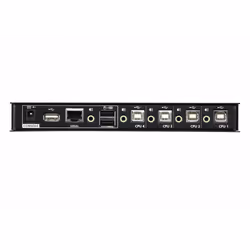 ATEN Switch KM USB a 4 porte illimitato (cavi inclusi) - Vista aggiuntiva 2