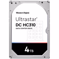 Western Digital Ultrastar DC HC310, 4 TB, 7200 Giri/min, 256 MB, 3.5", SAS