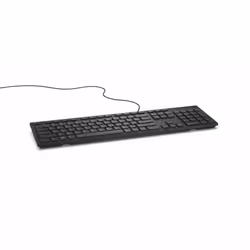 DELL KB216, Full-size (100%), Cablato, USB, QWERTY, Nero