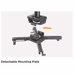 Vivolink VLMC350S-B supporto per proiettore Soffitto Nero - Vista aggiuntiva 8