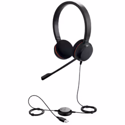 Jabra Evolve 20 Auricolare Cablato A Padiglione Ufficio USB tipo A Bluetooth Nero