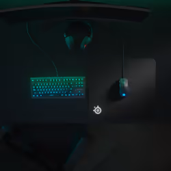 Steelseries QcK Tappetino per mouse per gioco da computer Nero - Vista aggiuntiva 7