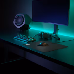 Steelseries QcK Edge Large Tappetino per mouse per gioco da computer Nero