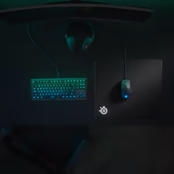 Steelseries QcK Edge Large Tappetino per mouse per gioco da computer Nero