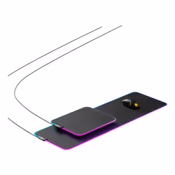 Steelseries QcK Prism Cloth XL Tappetino per mouse per gioco da computer Nero - Vista aggiuntiva 5