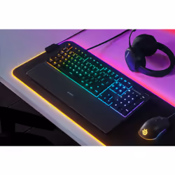 Steelseries APEX 3 tastiera Gaming USB QWERTY Portoghese Nero - Vista aggiuntiva 6