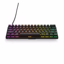 Steelseries Apex Pro Mini, Cablato, USB, Interruttore a chiave meccanica, QWERTY, LED RGB, Nero