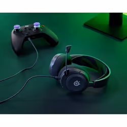 Steelseries ARCTIS NOVA 1X Auricolare Cablato A Padiglione Gaming Nero, Verde - Vista aggiuntiva 5