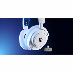 Steelseries ARCTIS NOVA 7P WHITE Auricolare Wireless A Padiglione Gaming Bluetooth Blu, Bianco - Vista aggiuntiva 4