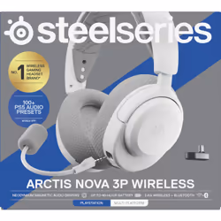 Steelseries Arctis Nova 3P Auricolare Wireless A Padiglione Musica/Giornaliera Bluetooth Bianco - Vista aggiuntiva 8