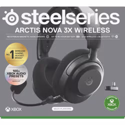 Steelseries Arctis Nova 3X Auricolare Wireless A Padiglione Musica/Giornaliera Bluetooth Nero - Vista aggiuntiva 8