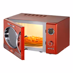Melissa 16330129 forno a microonde Cromo, Rosso Microonde con grill Superficie piana 23 L 800 W - Vista aggiuntiva 5