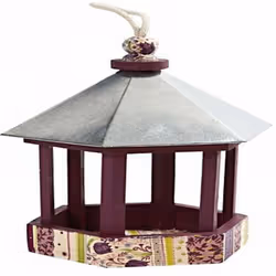 Creativ Company Bird Table with zinc roof mangiatoia per uccello Pino Legno Da appendere - Vista aggiuntiva 3