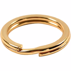 Creativ Company 52610, Portachiavi, Oro, Rotondo, 1,5 cm, 15 pz
