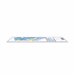 Logickeyboard LKB-RESC-CWMU-UK tastiera Ufficio USB QWERTY Inglese Argento - Vista aggiuntiva 5