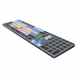 Logickeyboard LKB-MCOM4-TM-UK tastiera Ufficio Bluetooth QWERTY Inglese Grigio, Titanio - Vista aggiuntiva 6