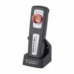 Pratica luce da lavoro a LED per i dettagli e la corrispondenza dei colori che fornisce fino a 500 lumen Presenta CCT SCAN ch ...