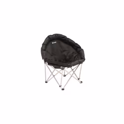 Outwell Casilda, 120 kg, Sedia da campeggio, 4 gamba/gambe, 4,5 kg, Poliestere, Nero, Argento