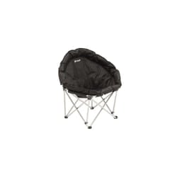 Outwell Casilda Sedia da campeggio 4 gamba/gambe Nero, Argento