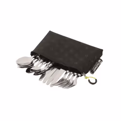 Outwell Pouch Cutlery Set, Set di coltelli/coltelleria con ceppo, Acciaio inox, Plastica, 1 pz