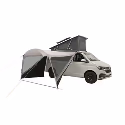 Outwell Touring Shelter Poliestere Nero, Grigio Fisso Tenda da sole da facciata