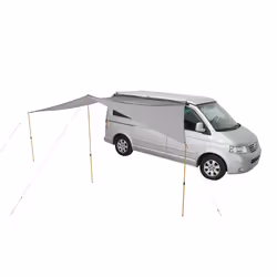 Easy Camp Lom Tri Canopy, Visiera parasole, Grigio, Acciaio, Poliestere, 2,6 m, 5000 mm