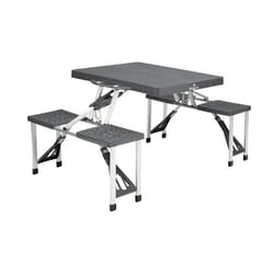 Easy Camp 670410 tavolo da esterno Nero, Argento Forma rettangolare
