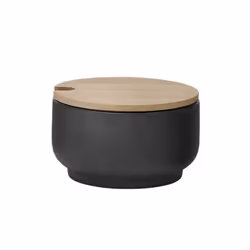 Stelton X-637, Nero, Porcellane dure, Rotondo, Legno, 100 ml, Nordic